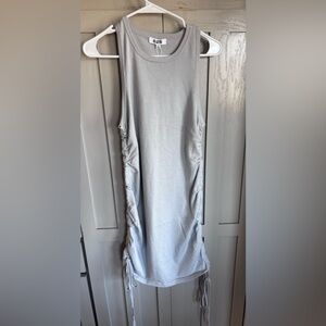 525 America/Born In Brooklyn Midi Dress in Mist